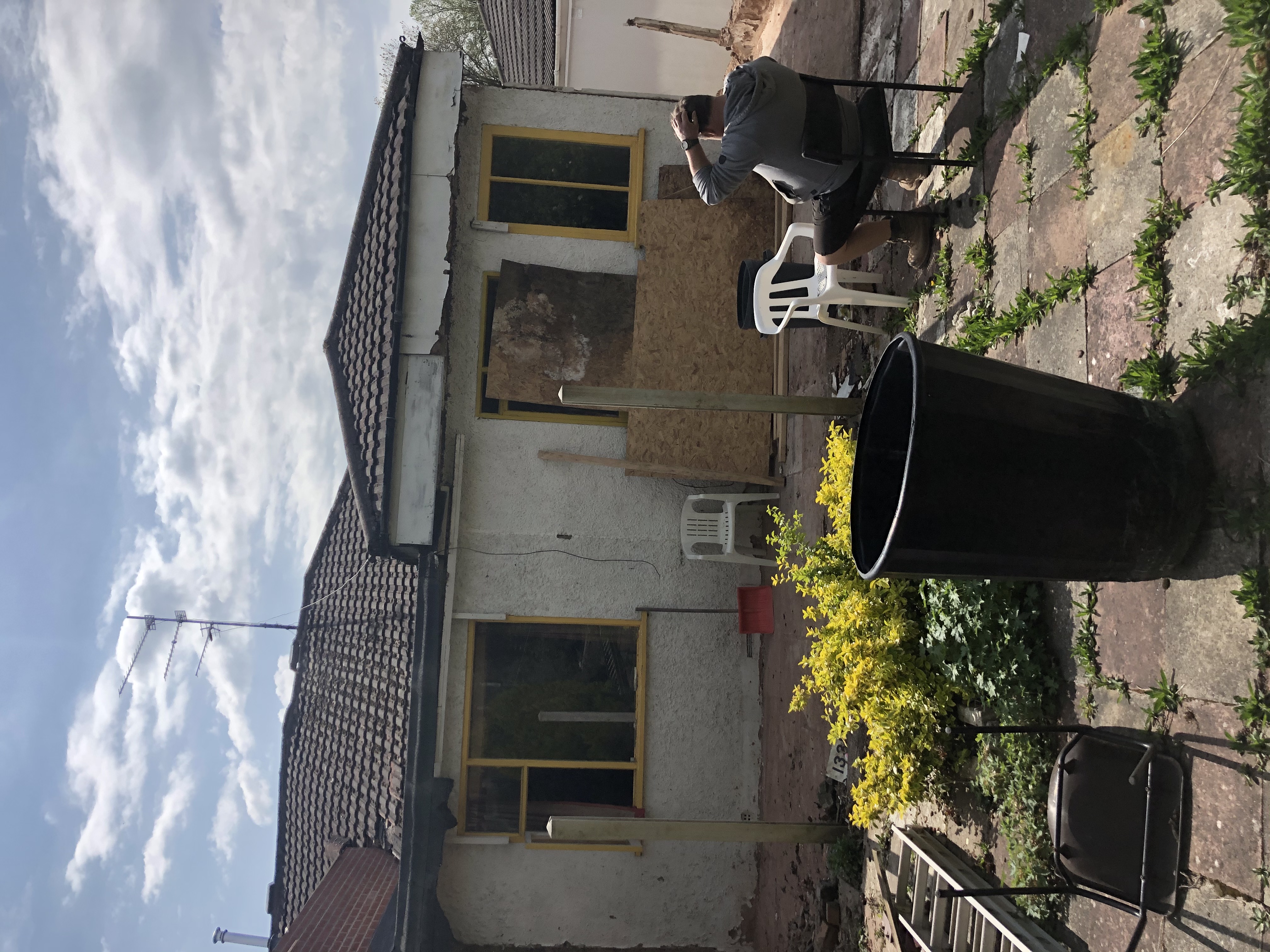 Home Renovations in Birmingham — Rear Elevation Pre Development