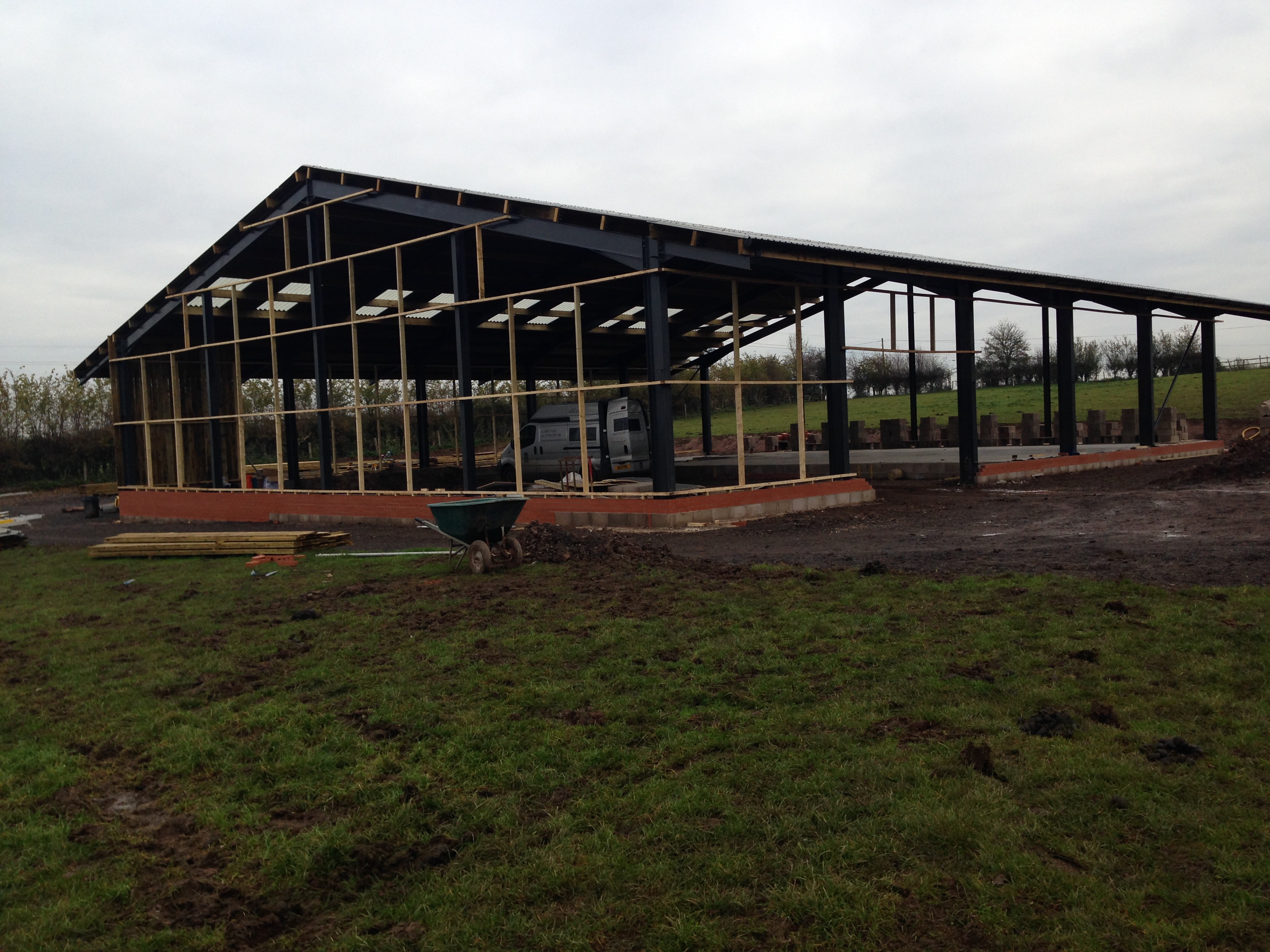 New Build Homes in Worcestershire — Steel Structure