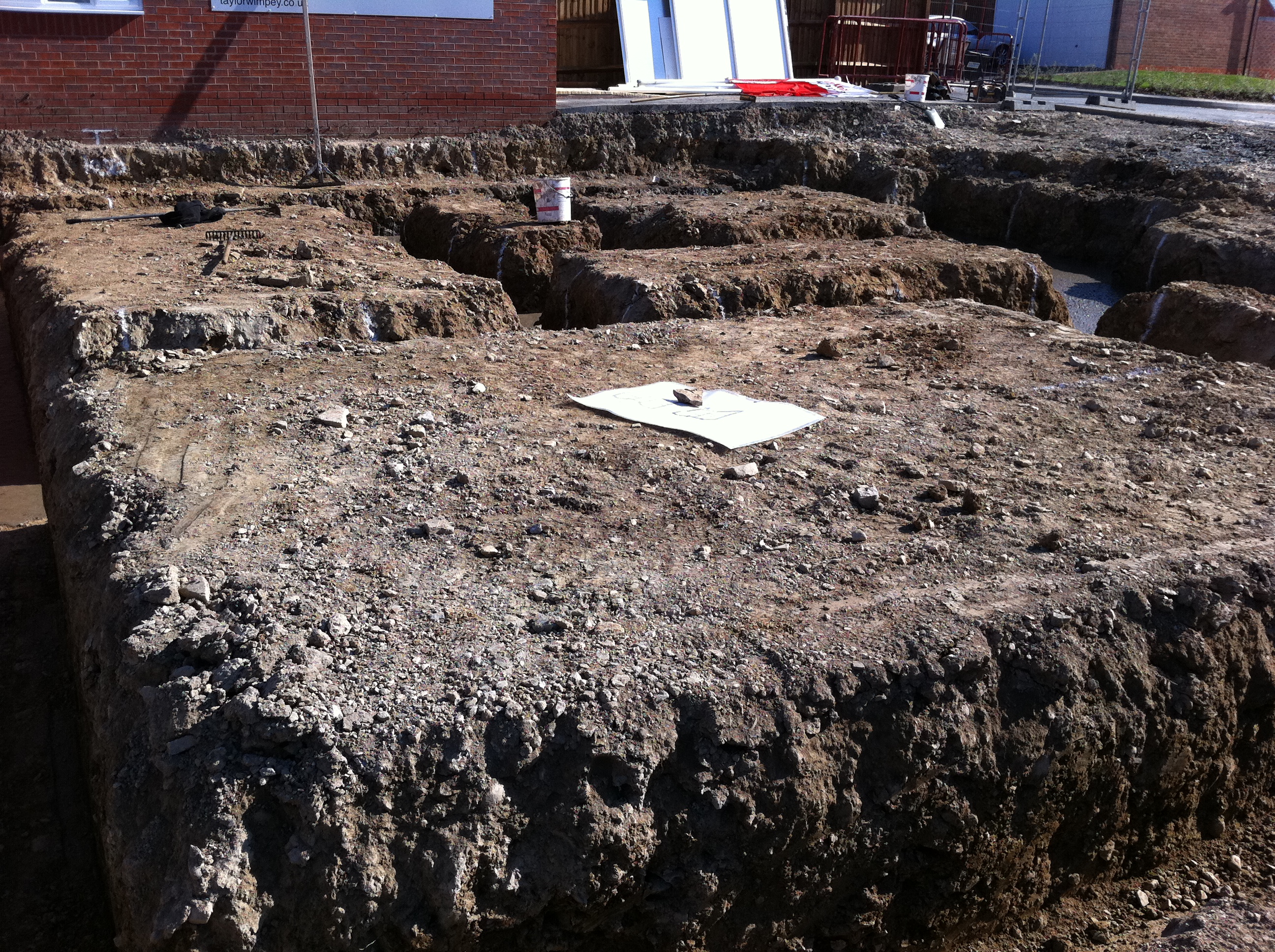New Build Homes in Worcestershire — Foundation Dig
